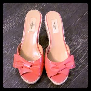 Valentino Espadrille Sandals on a platform